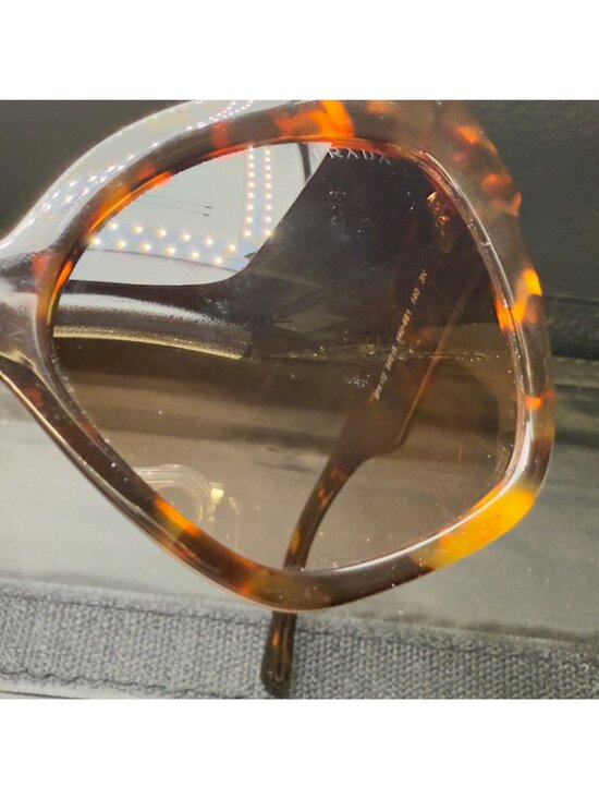Prada PR17ZSF VAU6S1 Sunglasses Brown Tortoise 54 18 140 READ main image 7